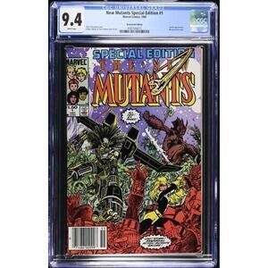 🔑🔥 THE NEW MUTANTS SPECIAL EDITION 1 NEWSSTAND RARE CGC 9.4 566015